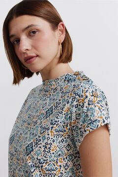 Springfield Printed button T-shirt