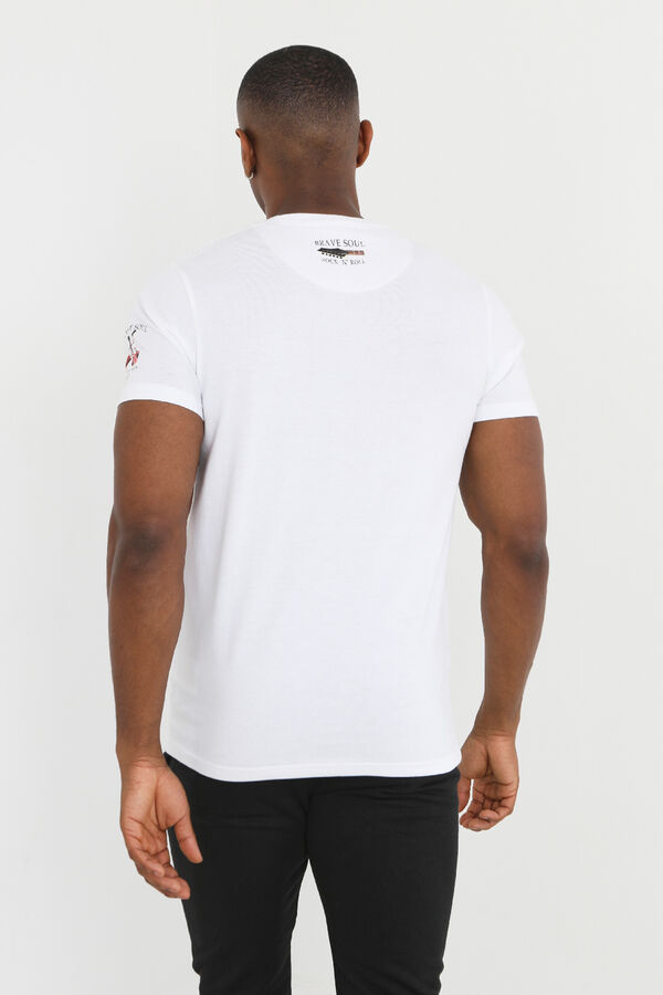 Brave Soul Musical instruments T-shirt white