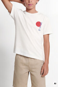 Springfield Kids T-shirt de manga curta Monte Fuji para menino