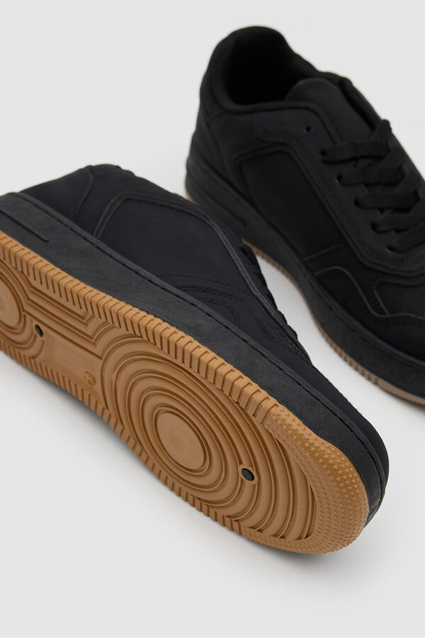 Inside Deportiva Casual Combinada negro