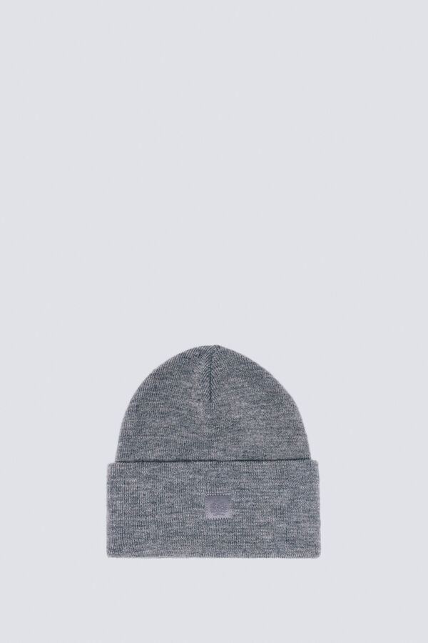 Springfield Knitted beanie jersey-knit grey