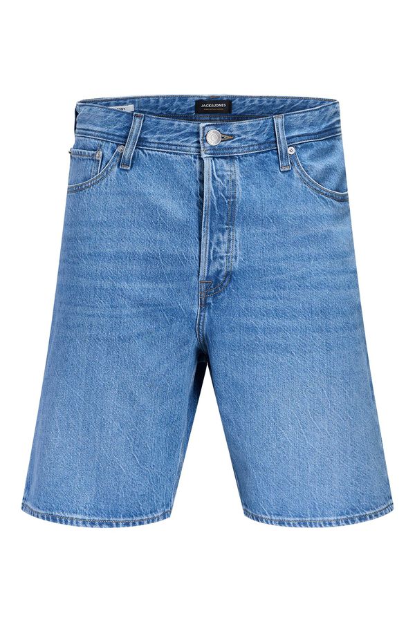 Jack & Jones Denim relaxed fit Bermuda shorts blue
