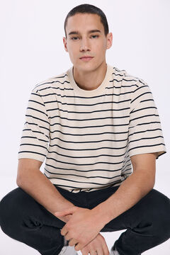 Springfield Sailor stripe t-shirt natural