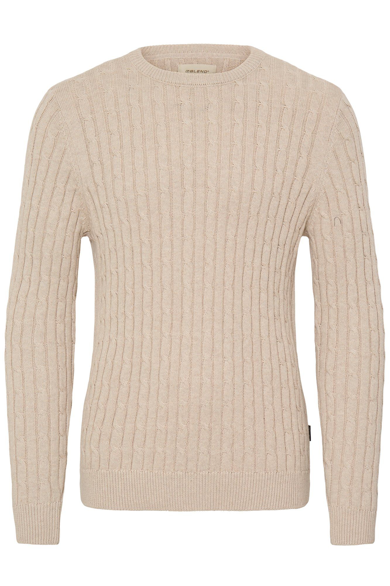 Blend Camisola de malha canelada