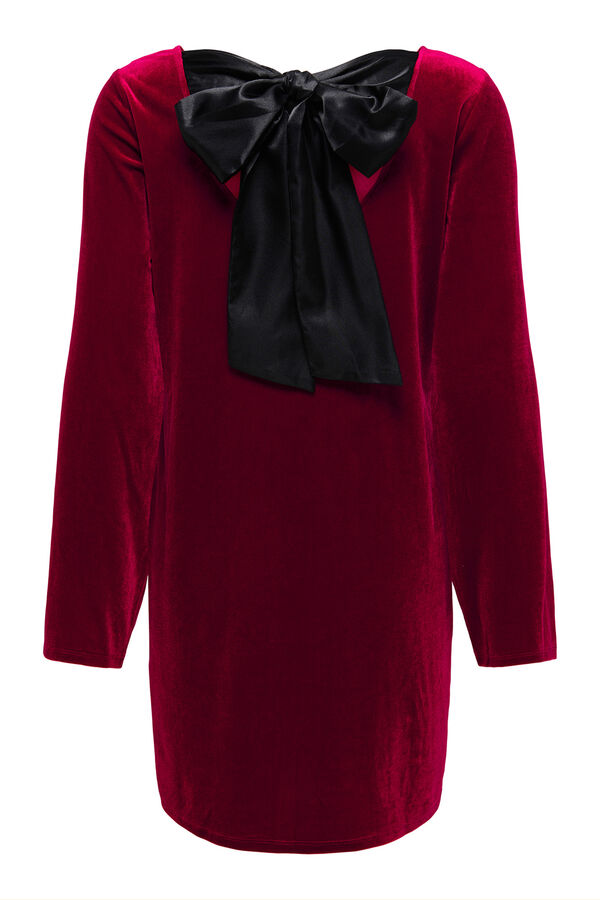 JDY Short dress velvet dress pink