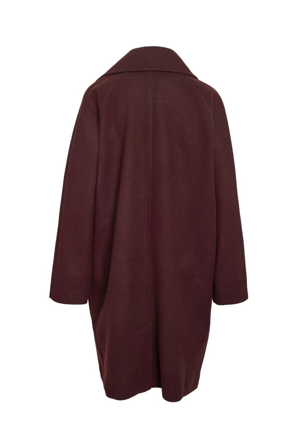 Noisy May Sobretudo de pano abotoado rosa