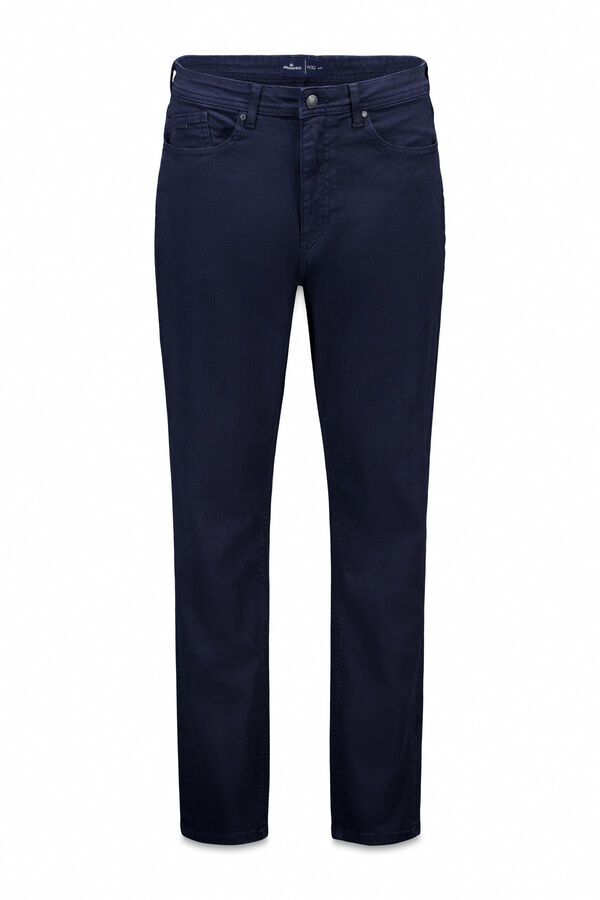 Springfield Pantalone sa 5 džepova, isprane, slim fit Plava