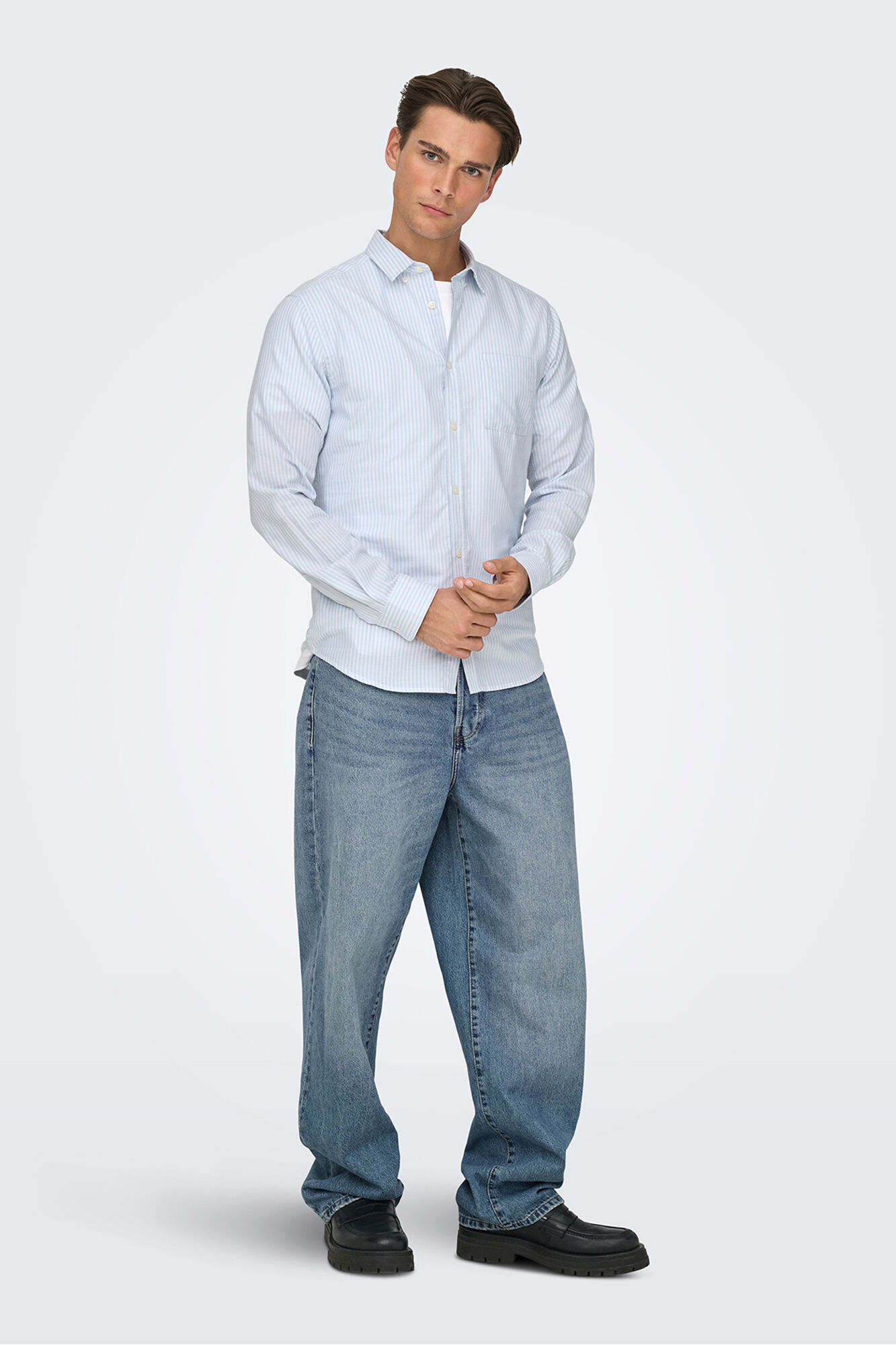 Only & Sons Camisa oxford slim fit