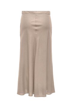 Only Falda midi de lino