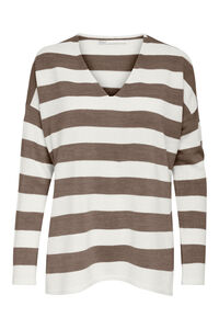 Only Su&eacute;ter de gola manga comprida com decote em V