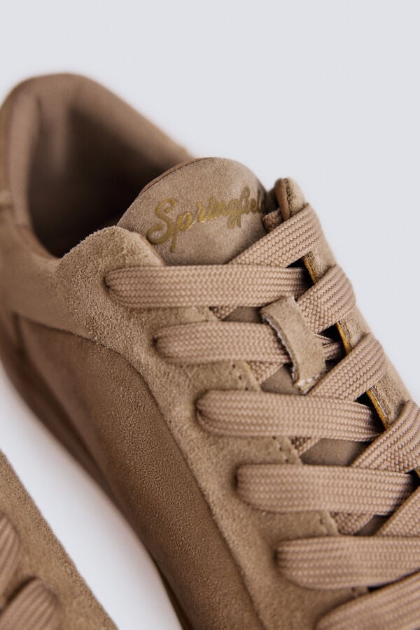 Springfield Leather sneaker brown