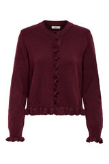 JDY Buttons fastening cardigan red