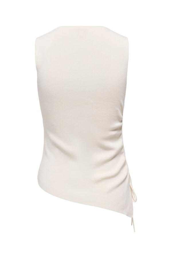 Only Knit tie top white