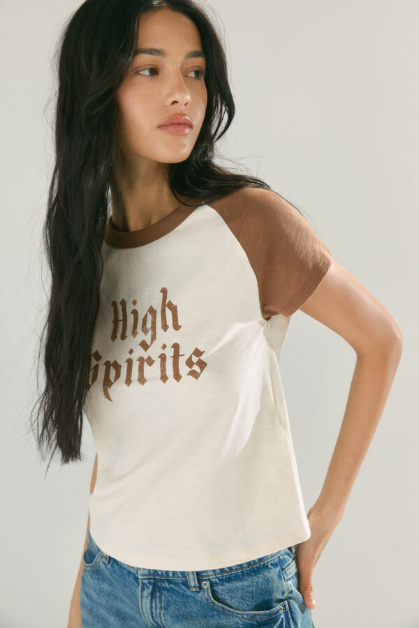 High Spirits Camisa Iris cru