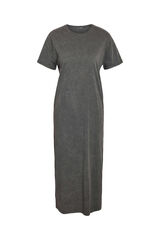 Noisy May midi T-shirt dress grey