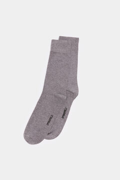 Springfield Essential long plain socks gray