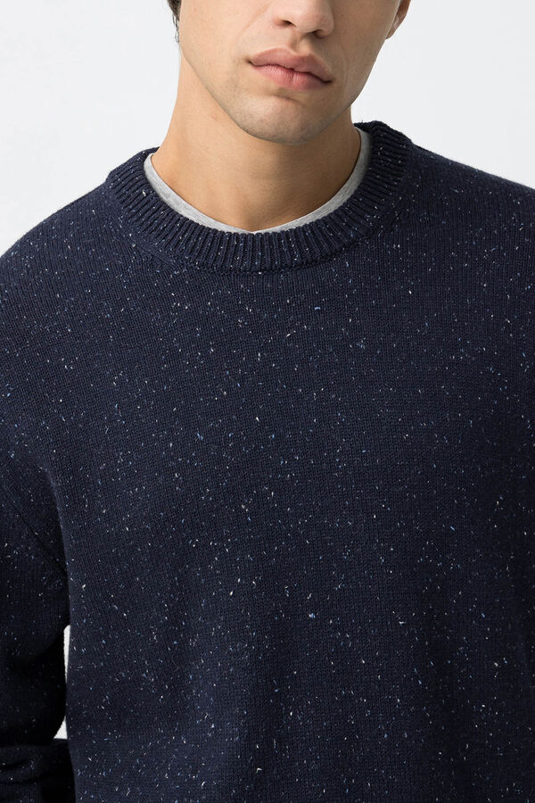 Tiffosi Jersey con Puntos Decorativos azul