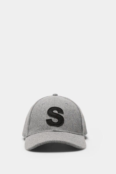 Springfield Casquette de baseball en laine grise gris