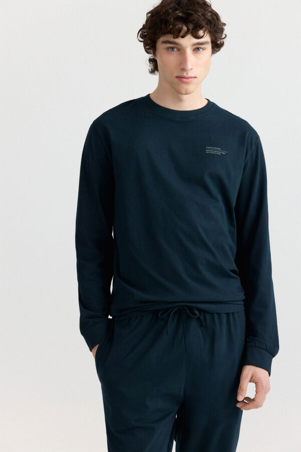 Springfield Basic long pyjamas blue