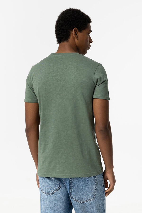 Springfield Camiseta con Estampado verde