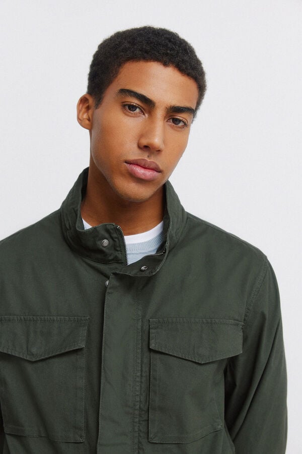 Springfield Cotton parka beige