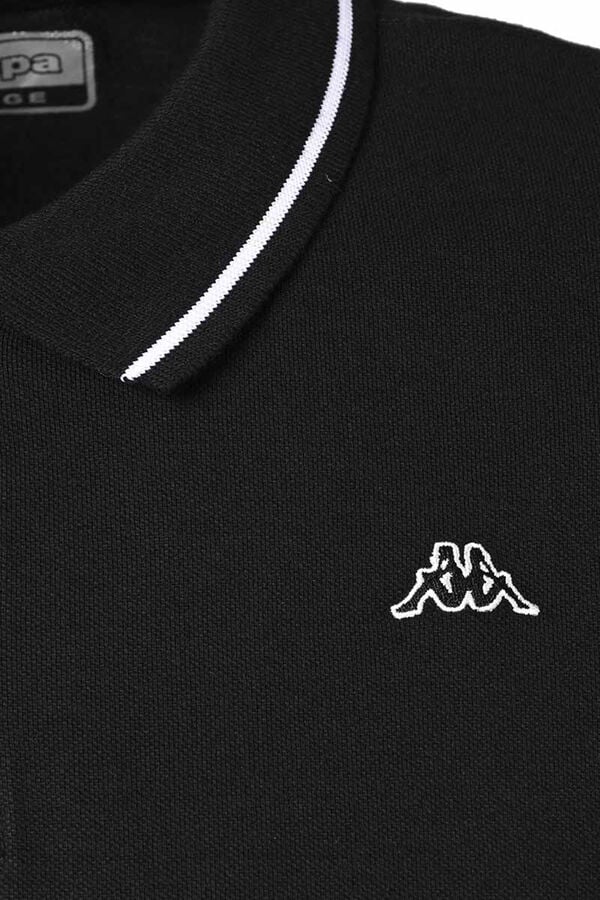 Springfield Kappa Logo-Poloshirt schwarz