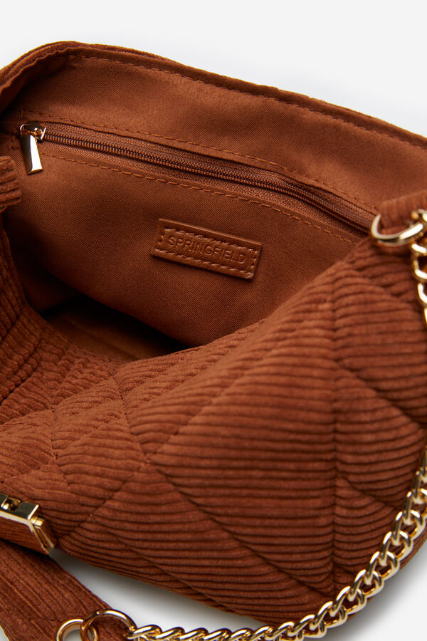 Springfield Quilted micro-corduroy bag 36