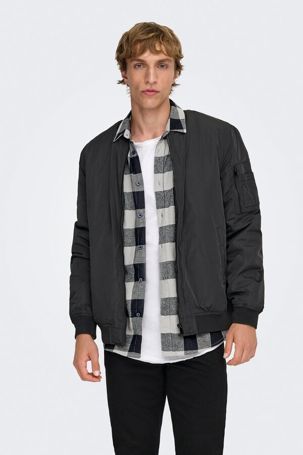 Only & Sons Bomber jacket black