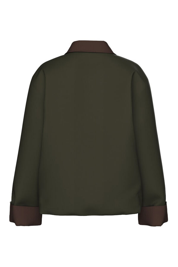 Pieces Contrast jacket  Zelena