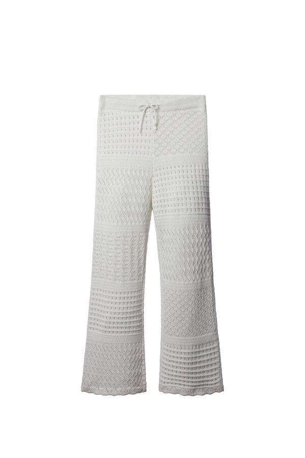 Springfield Pointelle long trousers brown