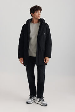 Springfield Plain twisted funnel neck jumper