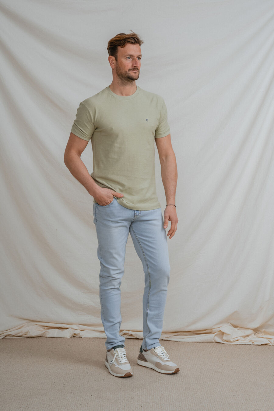Denim slim básico