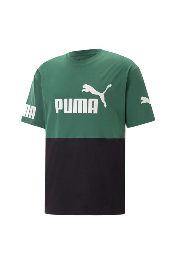 Springfield PUMA POWER Colourblock T-shirt green