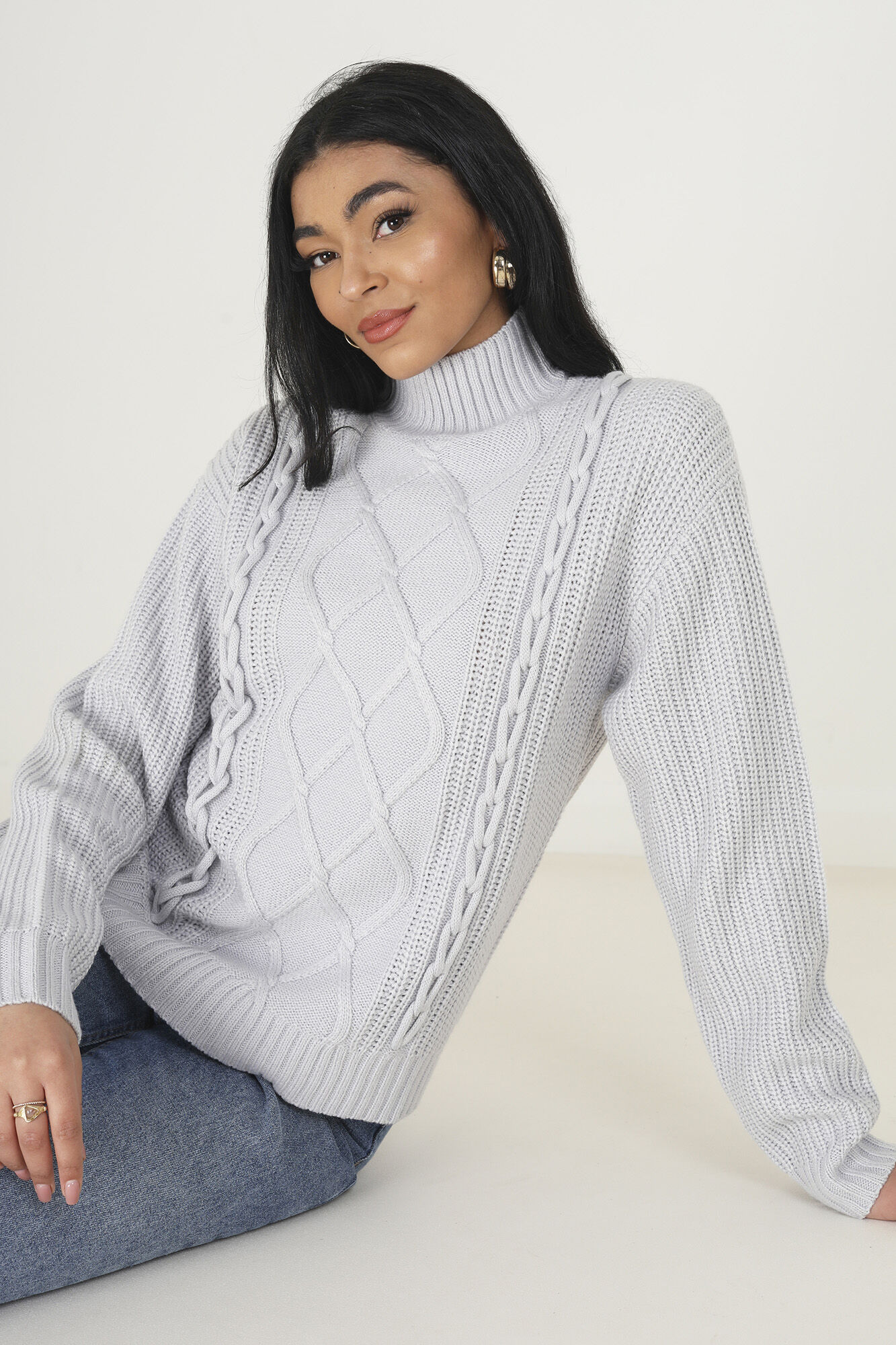 Cross neck sale jumper