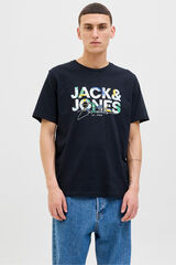 Jack & Jones Regular fit printed t-shirt Plava