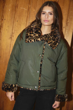 Noisy May Chaqueta reversible efecto pelo