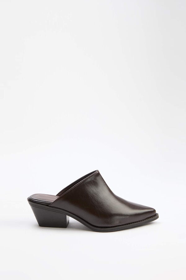 Trendyol Platform heel clogs brown