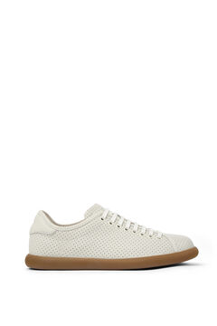 Camper Beige Sneaker aus Nubukleder 