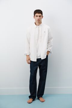Springfield Desized wash straight fit jeans