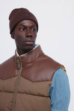 Springfield Contrast puffer gilet