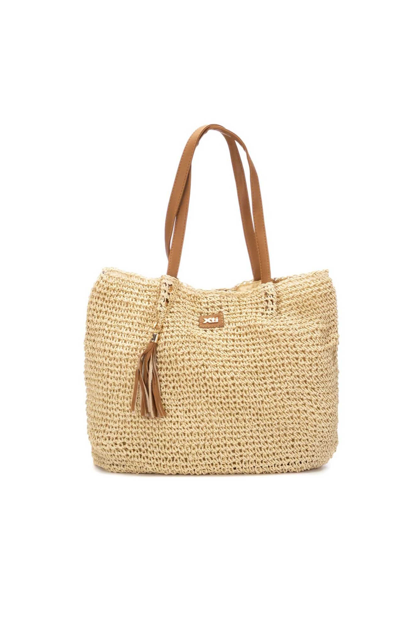 Refresh Bolso de hombro Rafia