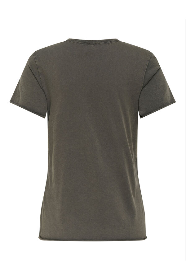 Only Printed short sleeve T-shirt grey