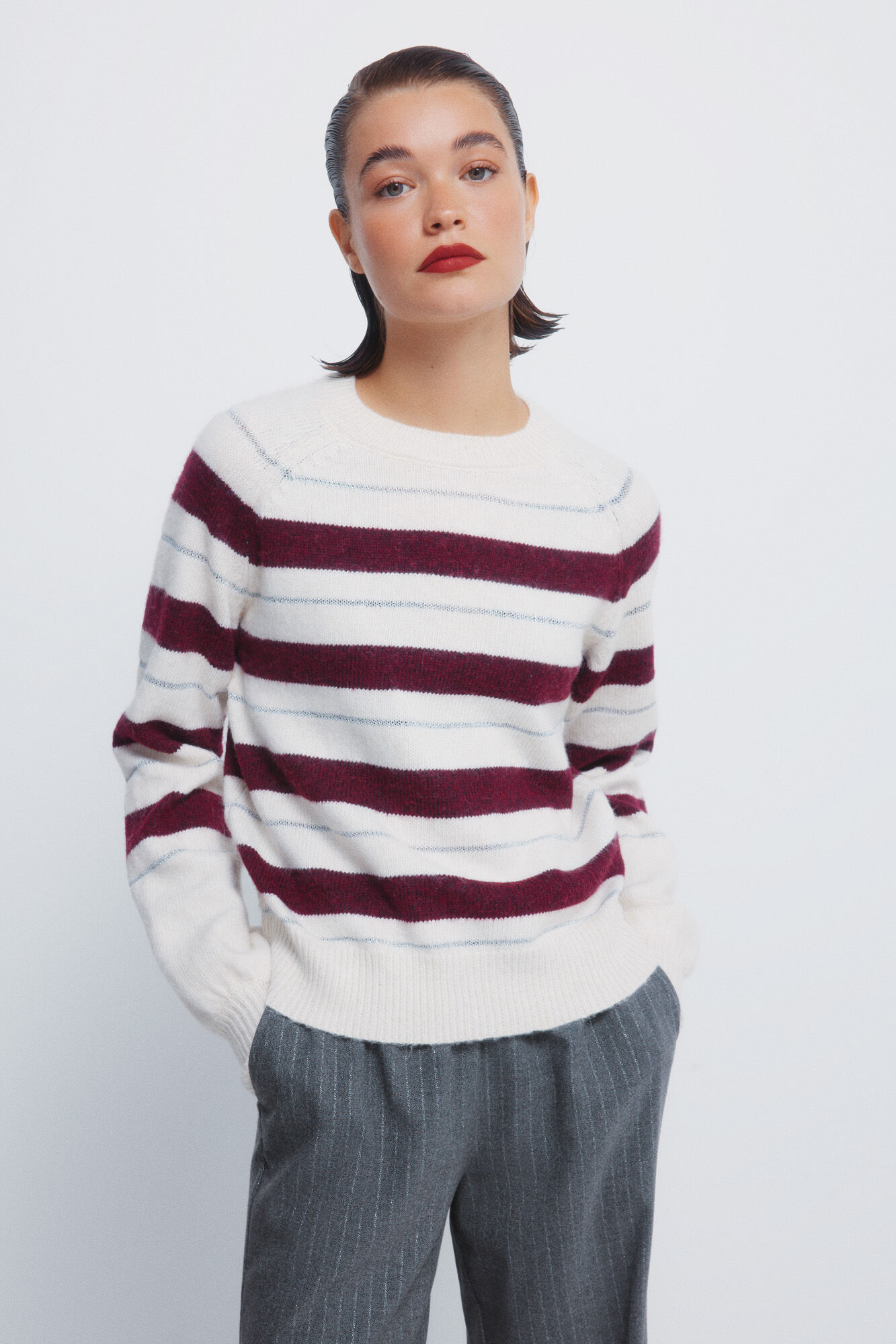 Springfield Lurex striped jumper