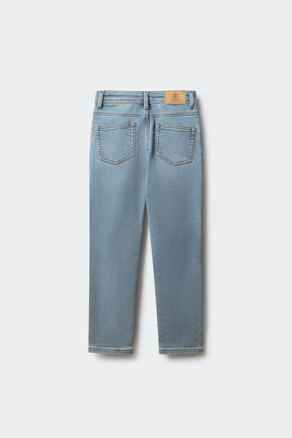 Springfield Kids Calças com cotoveleiras infantis azul