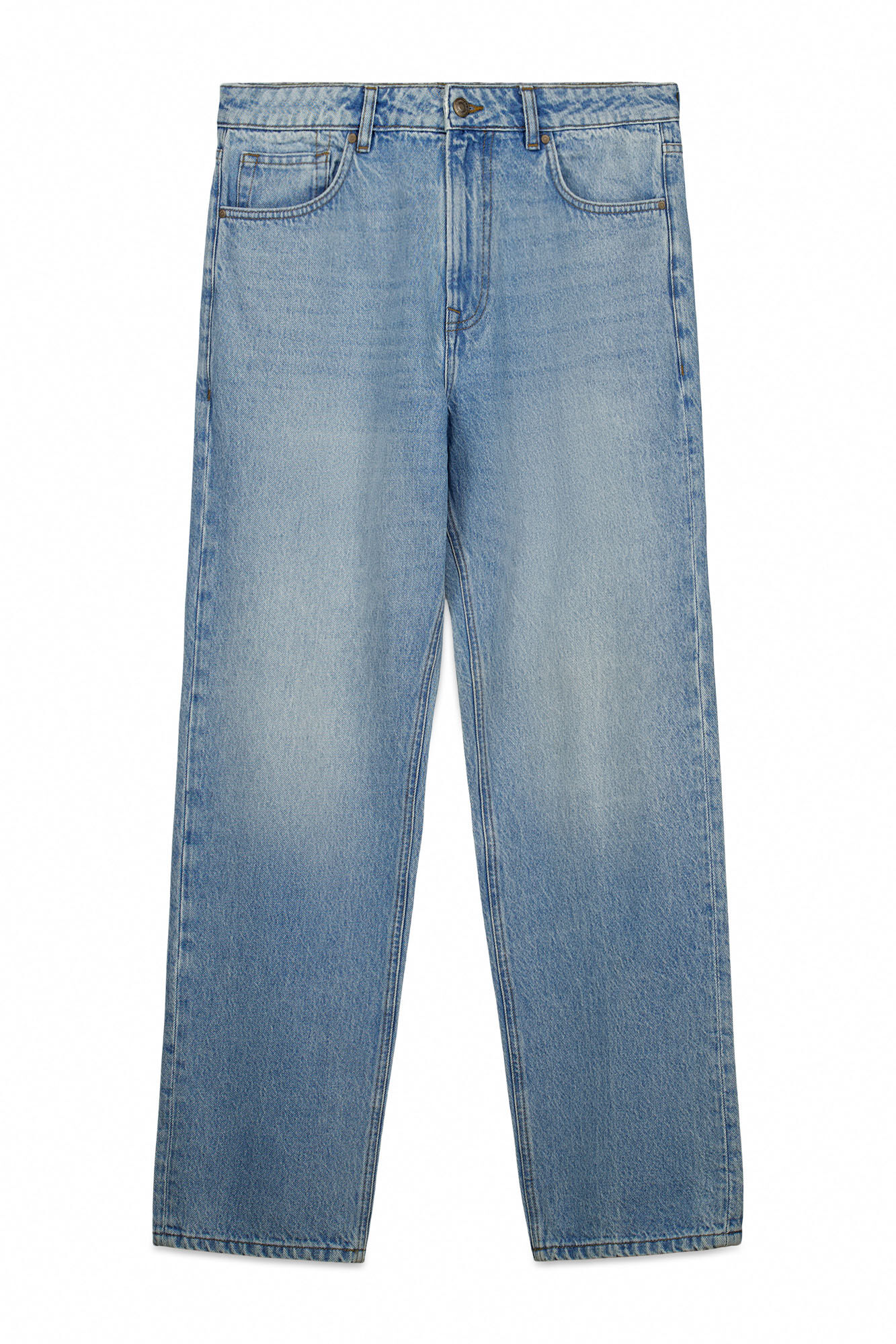 Springfield Light wash straight fit jeans