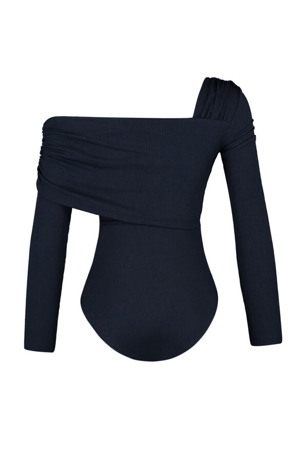 Trendyol Body de malha justa preto