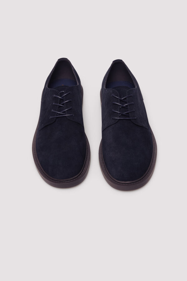 Springfield Leather dress shoe blue