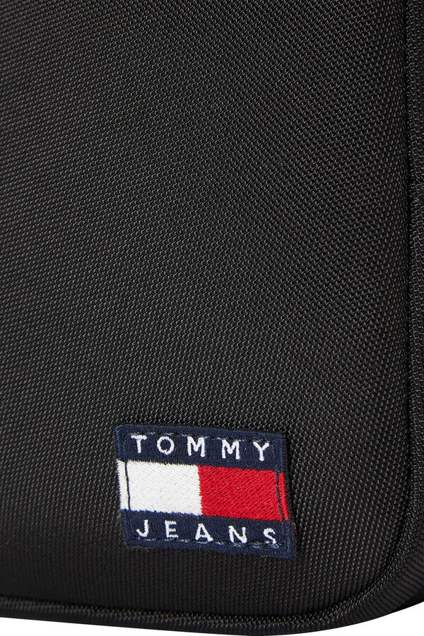 Springfield Umhängetasche Tommy Jeans für Herren mit Flag schwarz
