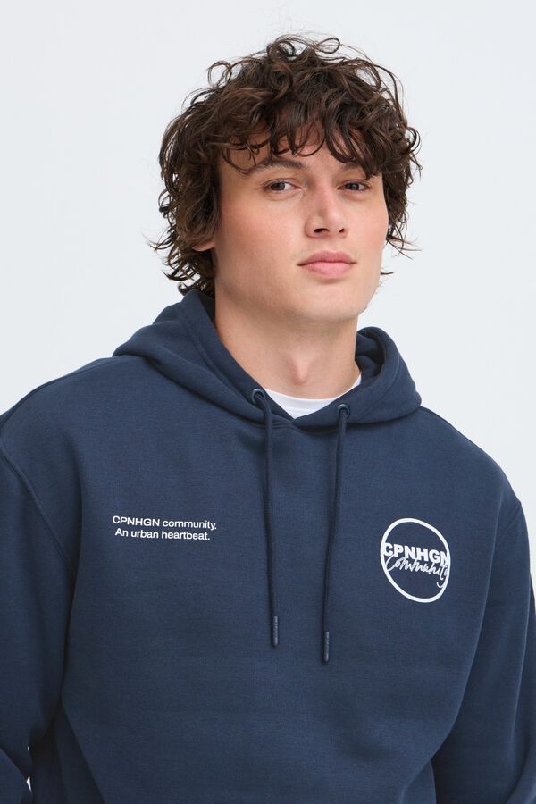 Blend Hooded sweatshirt blue