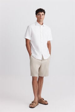 Springfield Chemise oxford &agrave; manches courtes